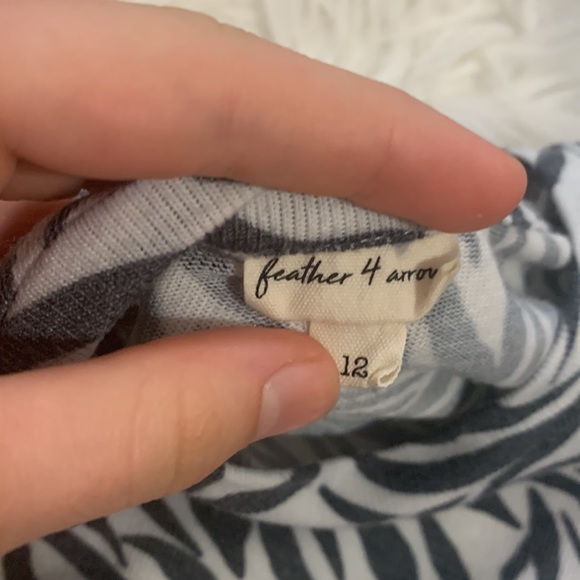 Black and white zebra print blouse - Picture 3 of 3